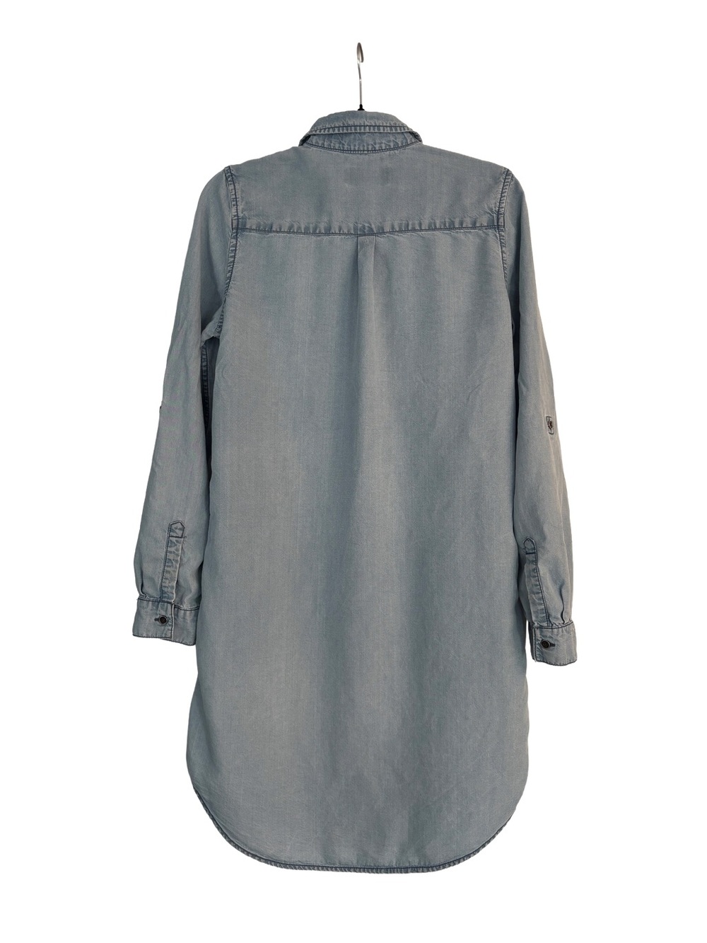 Parasuco Light Wash Denim Tencel Shirt Dress - Picture 3 of 6